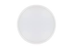 LED Flush Ceiling / Wall Light 12W 4000K 1056lm IK10 Sensor Matt White IP54 - thumbnail 3