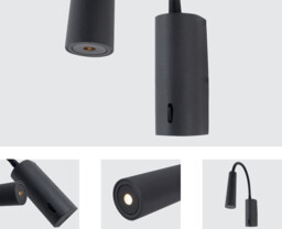 Ignara Reading Wall Light Sandy Black LED 3000K - thumbnail 3