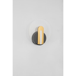Siderno Recessed Wall Lamp Black, Gold Aluminium LED 1x7W 596Lm 3000K - thumbnail 3