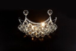 Cesto Wall Lamp 2 Light Polished Chrome, Crystal - thumbnail 2