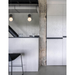 Zero Globe Pendant Ceiling Light Grey Concrete Opal Glass, Black Aluminium LED G9 10 - thumbnail 2