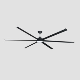 Rotterdam XXXL 300cm Ceiling Fan Matt Black - 6 Blade - thumbnail 3