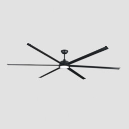 Rotterdam XXXL 300cm Ceiling Fan Matt Black - 6 Blade - thumbnail 5