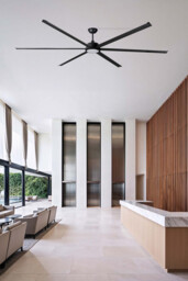 Rotterdam XXXL 300cm Ceiling Fan Matt Black - 6 Blade - thumbnail 2