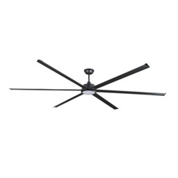 Rotterdam XXXL 300cm Ceiling Fan Matt Black - 6 Blade