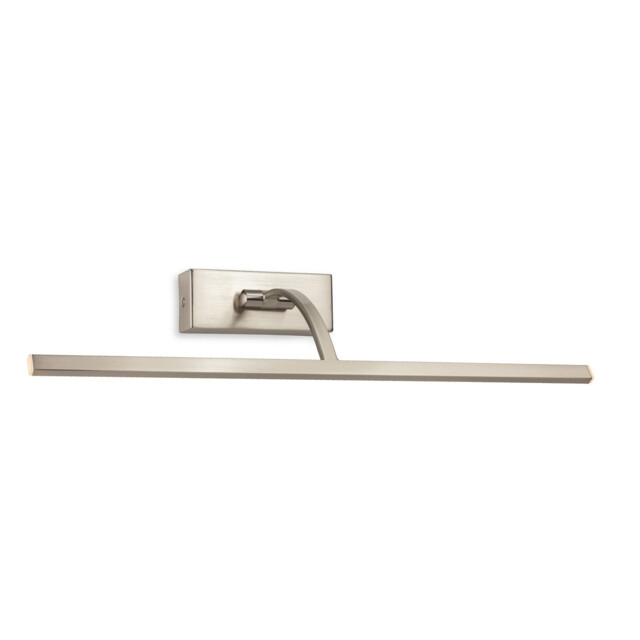 Firstlight Picture Light Brushed Steel 8w LED 512lm 3000K