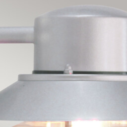 Copenhagen 1 Light Outdoor Wall Lantern Light Silver IP44, E27 - thumbnail 3