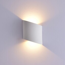 Sochi Flush Wall Lamp, 6W LED, 3000K, 660lm, IP54, Sand White - thumbnail 3