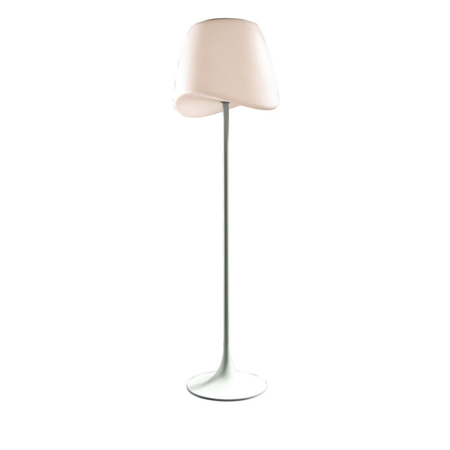 Cool Floor Lamp 2 Light CFL Outdoor IP65, Matt White/Opal White Item Weight: 22.5kg - image 1