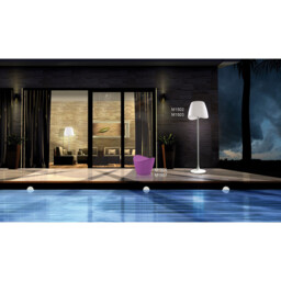 Cool Floor Lamp 2 Light CFL Outdoor IP65, Matt White/Opal White Item Weight: 22.5kg - thumbnail 3