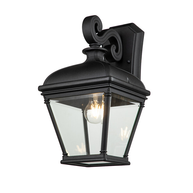 Bayview Outdoor Wall Lantern Black, IP44 - image 1