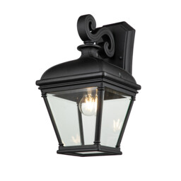 Bayview Outdoor Wall Lantern Black, IP44