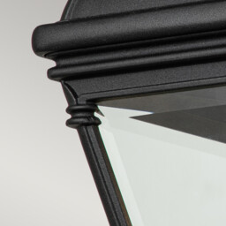 Bayview Outdoor Wall Lantern Black, IP44 - thumbnail 5