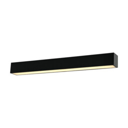 Zambelis 9cm Bathroom Over Mirror Light Black Matt LED 3000K IP44