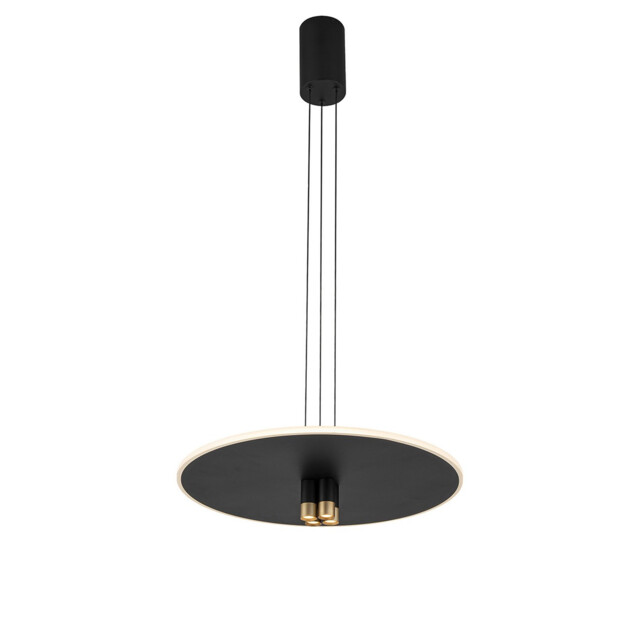 Nomada 48cm Pendant, 33W LED, 3000K, 1000lm, Sand Black/Painted Gold, 3yrs Warranty - image 1