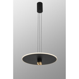 Nomada 48cm Pendant, 33W LED, 3000K, 1000lm, Sand Black/Painted Gold, 3yrs Warranty - thumbnail 2