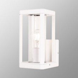Nevada Wall Lamp, 1 x E27, IP65, Matt White, 2yrs Warranty - thumbnail 2