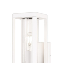 Nevada Wall Lamp, 1 x E27, IP65, Matt White, 2yrs Warranty - thumbnail 5