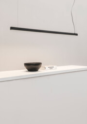 Vico 115cm Black Pendant Lamp With Recessed Canopy - thumbnail 2