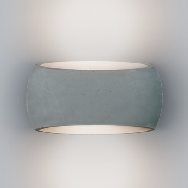 Dobrich 30cm Up & Down Wall Lamp Concrete 1xE27 - image 1