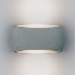 Dobrich 30cm Up & Down Wall Lamp Concrete 1xE27 - thumbnail 1