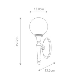 Dryden 1 Light Bathroom Wall Light Polished Brass IP44, G9 - thumbnail 3