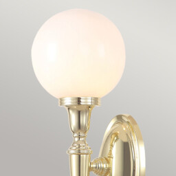 Dryden 1 Light Bathroom Wall Light Polished Brass IP44, G9 - thumbnail 5