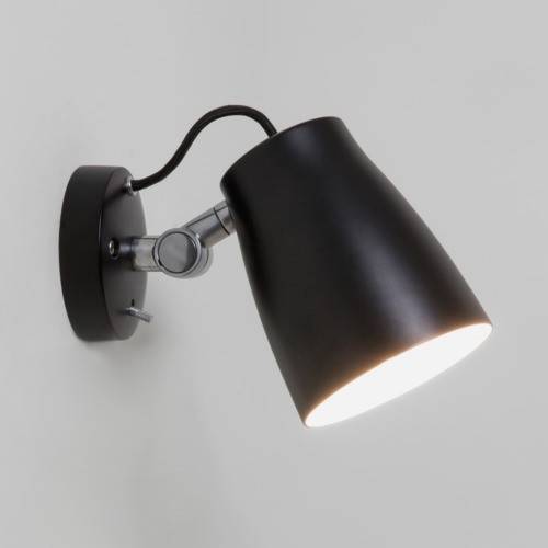 Atelier Indoor Wall Light Matt Black, E27