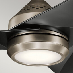 Jade 152cm Ceiling Fan with Dimmable 3000K LED Light, Antique Pewter, Remote Control - thumbnail 5