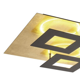 Dalia 50cm Ceiling, 48W LED, 3000K, 3360lm, Gold/Black, 3yrs Warranty - thumbnail 5