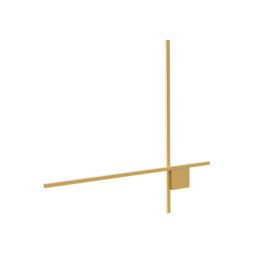 Orya 100cm Integrated Led Wall Lamp Gold Matt LED 3000K Dimmable - thumbnail 2