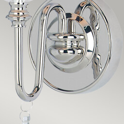 Finsbury Park 1 Light Indoor Candle Wall Light Polished Nickel - Shade Not Included, E14 - thumbnail 3