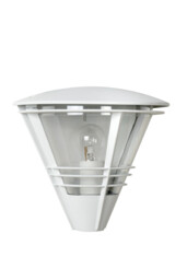 Livia Modern Wall Light Outdoor - 1xE27 - IP44 - White - thumbnail 3