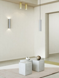 Hashira Slim Suspension Ceiling Pendant Light Matt Nickel - thumbnail 2