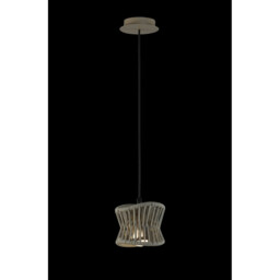 Polinesia 19cm Pendant, 1 x E27, IP44, Beige Oscu - thumbnail 2