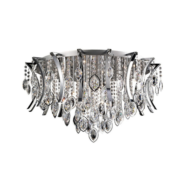 Mios Ceiling 15 Light G4 Polished Chrome/Crystal, NOT LED/CFL Compatible - image 1