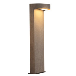 Zyria Outdoor Bollard Natural Concrete LED 3000K IP65