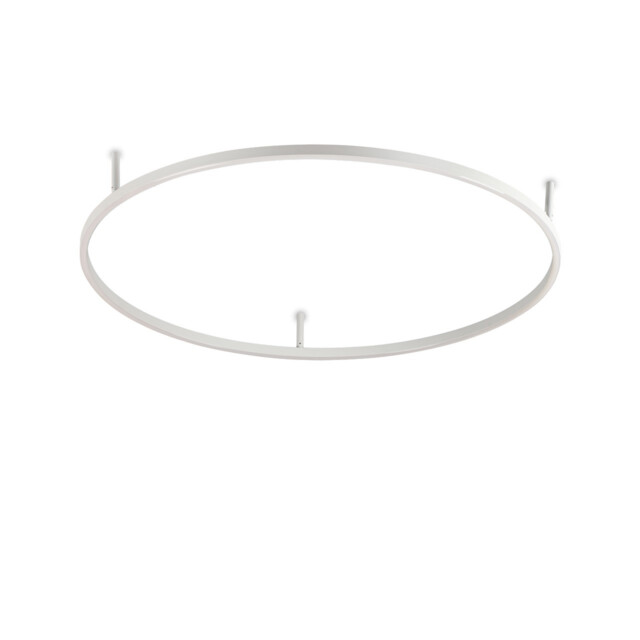 Oracle Slim Non Dim Round 90cm Integrated Led Semi Flush Light White 90cm 3000K