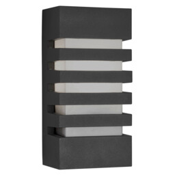 1 Light Outdoor Wall Light Grey IP44, E27 - thumbnail 3