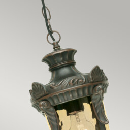 Philadelphia 1 Light Medium Outdoor Ceiling Chain Lantern Old Bronze IP44, E27 - thumbnail 2