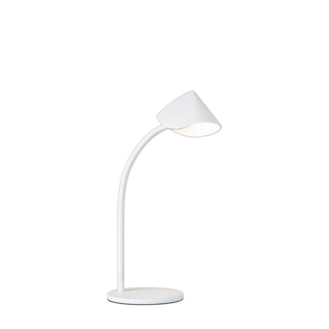 Capuccina Small 1 Light Table Lamp, 8.5W LED, 3000K, 610lm, White, 3yrs Warranty - image 1