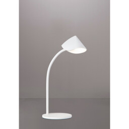 Capuccina Small 1 Light Table Lamp, 8.5W LED, 3000K, 610lm, White, 3yrs Warranty - thumbnail 2