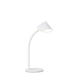 Capuccina Small 1 Light Table Lamp, 8.5W LED, 3000K, 610lm, White, 3yrs Warranty - thumbnail 1