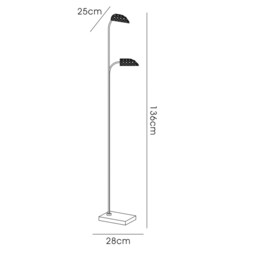 Ashton Floor Lamp 2 Light G9 Satin Nickel/Crystal, NOT LED/CFL Compatible - thumbnail 5
