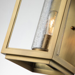 Hinkley Atwater Outdoor Wall Lantern Painted Distressed Brass, IP44 - thumbnail 5