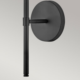Hinkley Hollis Bathroom Wall Lamp Black, IP44 - thumbnail 2