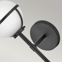 Hinkley Hollis Bathroom Wall Lamp Black, IP44 - thumbnail 5