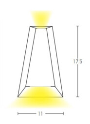 Bankya Outdoor Up Down Wall Lamp Graphite LED 3000K IP54 - thumbnail 2