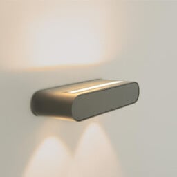 Zambelis Outdoor Up Down Wall Lamp Graphite LED 3000K IP54 10W - thumbnail 5