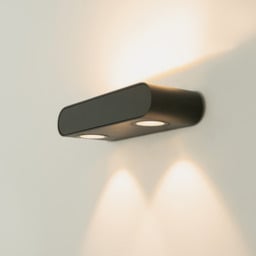 Zambelis Outdoor Up Down Wall Lamp Graphite LED 3000K IP54 10W - thumbnail 2